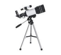 Télescope astronomique Professionnel F30070 monoculaire 150 Fois Zoom HD Vision Nocturne Vue extérieur Lune étoile Observation des étoiles,Blanc