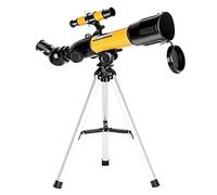 Telescope Astronomique Professionnel pour Adulte Enfants Débutants, Télescope Réfracteur Portable, avec Trépied Réglable, H6mm60 + 2 × Barov 120 Magnification Telescope
