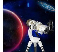 Télescope astronomique, télescope Professionnel pour Adulte 640/80 mm, réfracteur de Bureau Jingwei, avec trépied + chercheur électronique + Adaptateur pour Smartphone