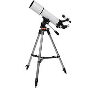 Télescope astronomique, télescope réfracteur, Ouverture de 80 mm, Longueur focale de 500 mm, télescope monoculaire avec trépied, 2 oculaires et Sac de Transport pour Enfants Adultes éducatif