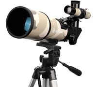 Télescope astronomique Zoom HD Télescope Spatial monoculaire extérieur avec trépied Longue-Vue pour Enfants débutants avec Adaptateur de téléphone