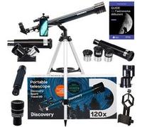 Télescope Astrophotographie Discovery Spark Travel 60 avec Zoom, Oculaires et Accessoires