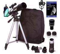 Télescope Astrophotographie Levenhuk Skyline Travel 50 avec Zoom, Sac à dos et Accessoires