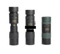 Télescope binoculaire Puissant Haute définition avec Zoom 10-300X, monoculaire de Chasse Portable et Professionnel(Black Set)