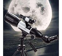 Télescope Cadeau, Ouverture de 50mm, Longueur focale de 500mm, Monture AZ, réfraction astronomique, Professionnel/étanche, antibuée