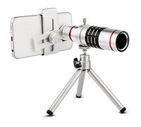 Télescope Compact monoculaire BAK4 - Télescope monoculaire à Zoom Haute Puissance, télescope à Objectif Zoom à grossissement 12x Haute définition, avec Support pour Smartphone et trépied,