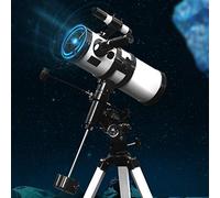 Télescope d'astronomie, ouverture de 114 mm, télescopes pour adultes astronomie, télescope réflecteur livré avec trépied et oculaire de 20 mm/12,5 mm, filtre solaire et filtre au clair de lune