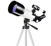 Télescope de Noël pour Enfants et débutants en Astronomie, télescope réfracteur astronomique avec Sac à Dos, Calibre 50-100 mm, Excellent Cadeau d'astronomie pour Les Enfants Good
