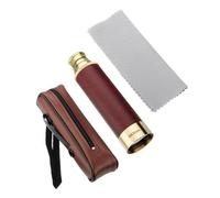 télescope de poche en laiton 25x30, binoculaires monoculaires, télescope à main en or