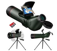 Télescope de repérage intelligent, grand objectif de 78 mm pour enregistrer des photos de 30 MP et des vidéos 4K, écran étendu de 7,1 cm pour l'observation des étoiles, l'observation des oiseaux, la