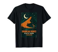 Télescope d'observation des étoiles avec chemise du parc d'État Bruneau Dunes, Idaho T-Shirt