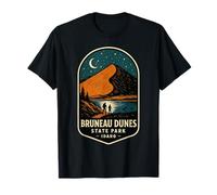 Télescope d'observation des étoiles avec chemise du parc d'État Bruneau Dunes, Idaho T-Shirt