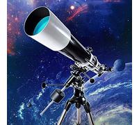 Télescope d'observation des étoiles, télescopes réfracteurs, télescopes astronomiques à Ouverture de 80 mm et 900 mm avec trépied réglable et Support pour téléphone Intelligent