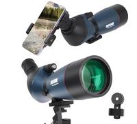 Télescope d'observation, Ultra HD 25-75 x 70, double focalisation, lentille FMC étanche, prisme BAK4 avec étui de transport, trépied pour tir sur cible, chasse, observation des oiseaux, paysage