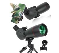 Télescope d'observation Ultra HD 25-75 x 70, double mise au point, lentille FMC - Prisme BAK4 avec étui de transport - Trépied pour tir sur cible, chasse, observation des oiseaux, paysage sauvage