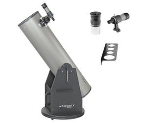 Télescope Dobson Omegon Advanced X N 254/1250 | Expert pour Les observations du Ciel Profond | Rapide à Monter et prêt à l'emploi | Image Lumineuse et Haute résolution