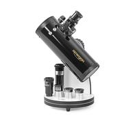 Télescope Dobson Omegon N 76/300 DOB | Télescope Dobson Compact de Table | Ouverture de 76 mm | Grossissement 75x | Kit Complet avec Nombreux Accessoires | pour Le Plaisir de Toute la Famille
