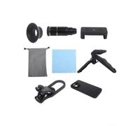 Télescope en métal à clipser sur objectif d'appareil photo | Téléobjectif 22x pour iPhone avec monoculaire portable pour smartphone | Fixation zoom haute définition pour photographie en extérieur