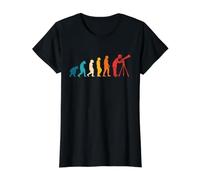 Télescope Evolution Astronome Astronomie Étoiles Constellation T-Shirt Graphique avec Valeur, Femme, Noir, L