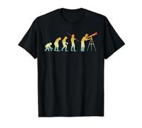 Télescope Evolution Astronomère Astronomie Constellation Étoiles T-Shirt Graphique avec Valeur, Homme, Noir, L