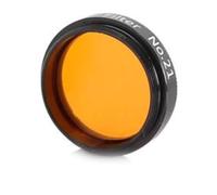 Télescope Filtre nébuleuse Six Couleurs, 2 pièces, Filtre Lunaire 1.25 Pouces 31.7mm(Orange)