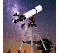 Télescope, Grand Objectif de 80 mm, télescope pour Adultes, Astronomie, télescope avec Sac de Transport et Support pour Enfants débutants Warm as Ever