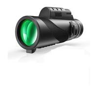Télescope Haute Puissance 80 x 100 avec loupe et Prisme à Zoom Distance for Observation des Oiseaux, Camping Chasse(Green Set)