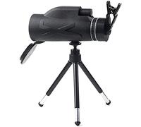 Télescope Haute Puissance HD 80 x 100, Zoom monoculaire Portable, Compatible avec téléphone Portable, Prise de Photos, Prisme Optique BAK4 Portable avec trépied, Mini