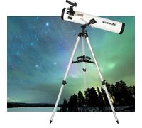 Télescope Haute Qualité 700 76 mm Lunette Astronomique Spatial 140X Trépied YONIS Blanc G