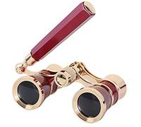 Télescope Jumelles 3x25, Jumelles Petites Compactes avec Vision Nocturne à Faible luminosité pour Enfants/Adultes/Observation des Oiseaux/Voyage,Rouge