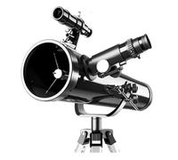 Telescope Léger Télescope D'astronomie avec Trépied, Portable, pour Débutant, pour L'observation De La Lune Et des Étoiles Professionnel Portable(Black)