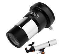 Telescope Lens, 1.25-inch Fully Coated Eyepiece, Camera Interface Magnifier, 2X Magnification for Astronomical Viewing, Threaded Telescope Accessory Clear Focus