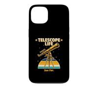Télescope Life See Far Retro Astronomy Stargazer Coque pour iPhone 13