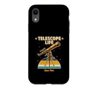 Télescope Life See Far Retro Astronomy Stargazer Coque pour iPhone XR