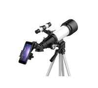 Télescope Lunette Astronomique 400 x 70 avec Trépied et Support Téléphone YONIS Blanc G