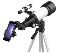 Télescope Lunette Astronomique 400 x 70 avec Trépied et Support Téléphone YONIS Blanc G