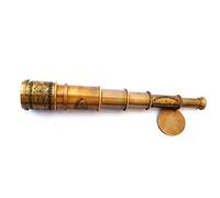 Télescope marin vintage en laiton, 50,8 cm environ, télescope nautique victorien, télescope fonctionnel antique, télescope fait à la main
