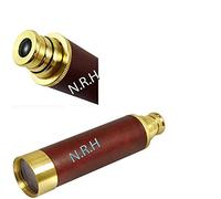 Télescope maritime en laiton marin pirate avec verre espion de collection 15"