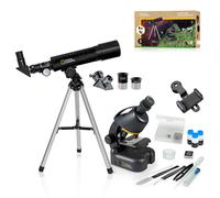 Télescope + microscope compacts NATIONAL GEOGRAPHIC avec support de smartphone