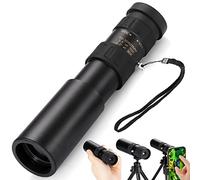 Télescope monoculaire 10-30 x 25 avec prismes BAK4 et objectif FMC, monoculaire zoom avec adaptateur trépied pour smartphone, mini monoculaire portable haute définition pour l'observation des oiseaux,