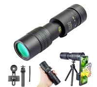 Télescope monoculaire 10-300x, zoom HD haute puissance, avec technologie de vision nocturne à faible luminosité pour l'observation des oiseaux, la chasse, le camping, les voyages et la faune (Suit)