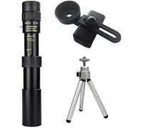 Télescope monoculaire 10-300X40 Zoom Jumelles monoculaires télescope Prend en Charge Smartphone avec lumière Type210-300X40