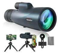 Télescope monoculaire 10-30x50 avec trépied, sac de transport, dragonne, adaptateur de téléphone - Prisme BAK4 et objectif FMC - étanche pour l'observation des oiseaux,le camping et les paysages