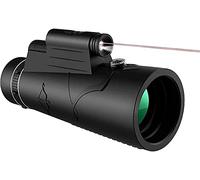 Télescope Monoculaire 10X50 HD, avec Adaptateur Smartphone Et Trépied, Haute Puissance avec Monoculaire Infrarouge, pour L'observation des Oiseaux Camping Randonnée Voir Little Surprise