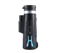 Télescope Monoculaire 12X50 Alimenté par HD avec Support for Téléphone Prisme BAK4 Étanche Monoculaires Portée Chasse Camping Randonnée(Standard)