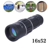 Télescope monoculaire 16x52 à double mise au point 66M/8000M HD, télescope étanche et antibuée pour randonnée en plein air, camping et chasse