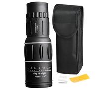 Télescope monoculaire 16x52 BAK4 Prisme Haute Puissance Vision Nocturne monoculaire étanche échelle antidérapante pour l'observation des Oiseaux, Concerts, Voyages