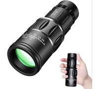 Télescope monoculaire 16X52, monoculaires HD compacts à prisme haute puissance for adultes et enfants, lunette monoculaire à zoom optique à double mise au point for l'observation des oiseaux, la chass