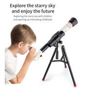 Télescope monoculaire 20X 30X 40X pour enfants, télescope astronomique éducatif avec trépied, portée d'observation, cadeau