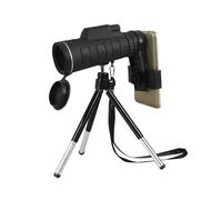 Télescope monoculaire 40x60, 9500M, grand Angle, prisme nocturne, avec boussole, Clip pour téléphone, trépied, Portable, pour l'extérieur
